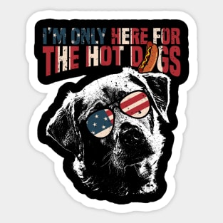 Labrador Shirt Funny 4th of July Pup Tee Sticker